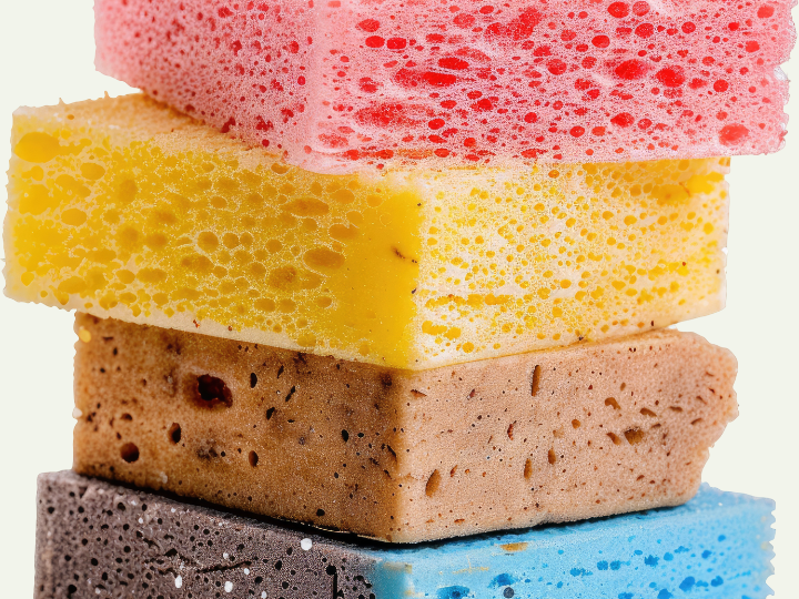 Abb. 34: KRIBBOX STUDIO - Stacked colorful sponge blocks - canva.com. 