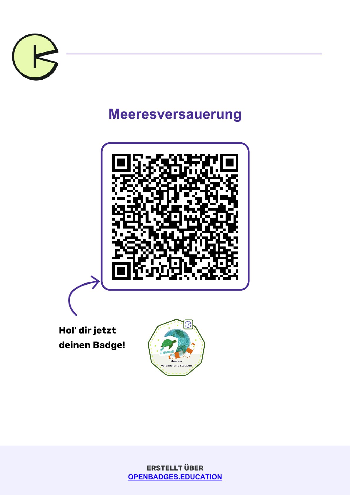 Badge - Meeresversauerung