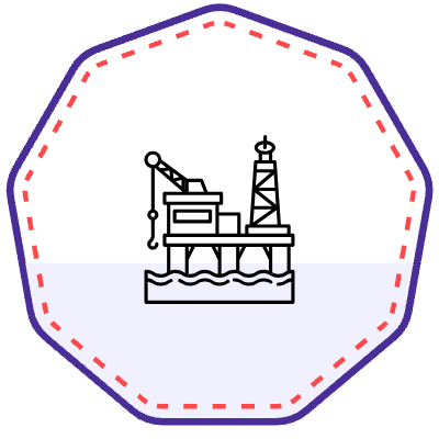 Badge Fossile Energie